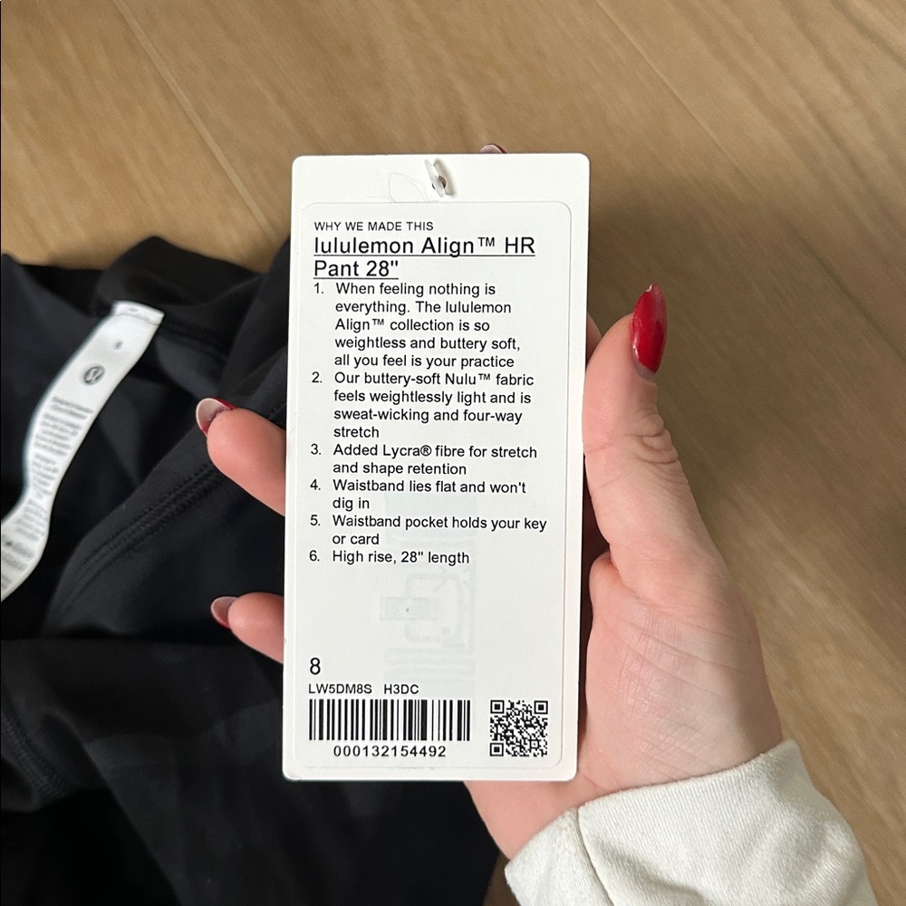 NWT lululemon Align High-Rise Pant 28” in Camo Deep Coal Multi 8 - Picture 8 of 8